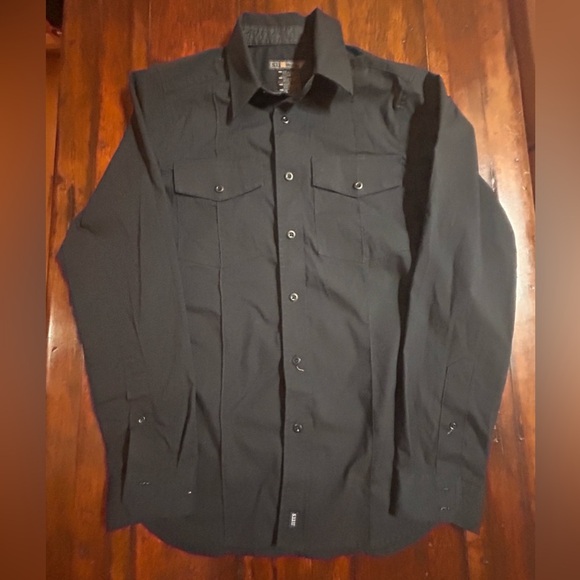 5.11 Tactical Other - 5.11 Tactical Men's Button/Zip Long Sleeve Shirt.